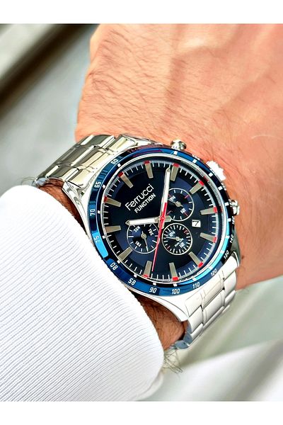 Ferrucci Function Steel Cord Men's Wristwatch