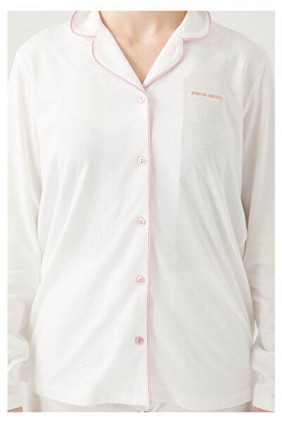 Pierre Cardin Cotton Front Buttoned Long Sleeve Pajama Set V71