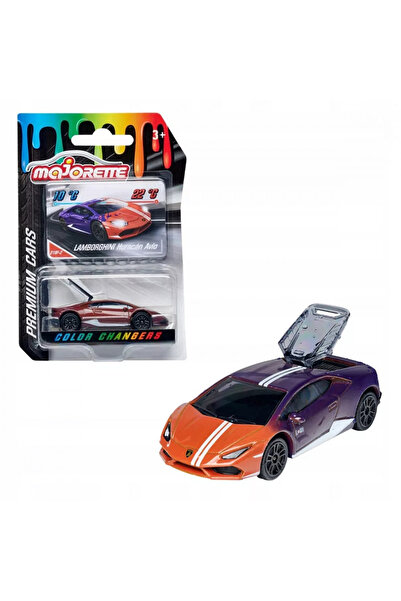 Majorette Lamborghini Huracan 1/64 Ölçek Color Changers Majorette MetalAraba Diecast Model Araba Oyuncak Araba