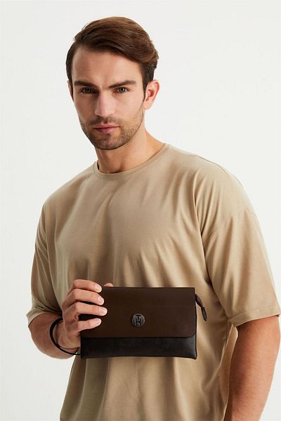 TH Men's Handbag TH-WS5008ES Brown
