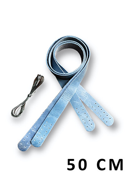 alfa tasarım atölyesi مقبض حقيبة من الجلد الطبيعي قابل للخياطة (زوج/50 سم)