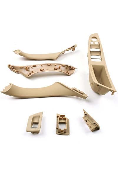 3M Bmw F10 5 Serisi 2011-2016 Koyu Bej Renk Iç Kapı Kolu Tutamağı Ve Cam Tuş ...