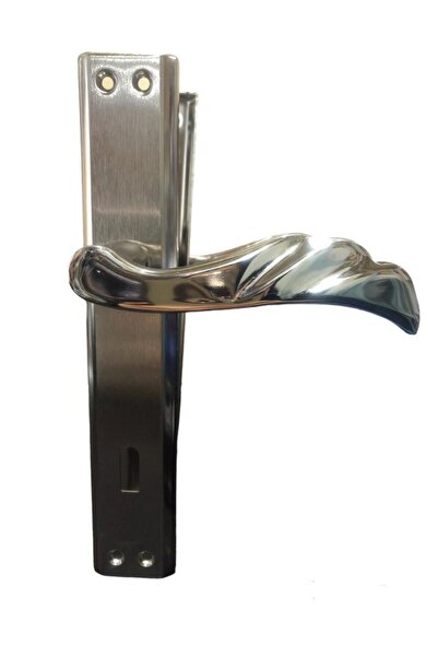 Dooraks HAZAR MÂNER DE CAMERĂ CU OGLINDĂ SATINAT NICEL