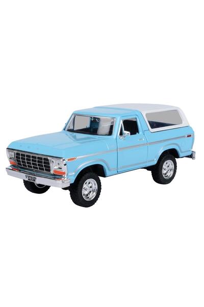 Motor Max Motormax 1978 Ford Bronco 1/24 Turquoise Model Car