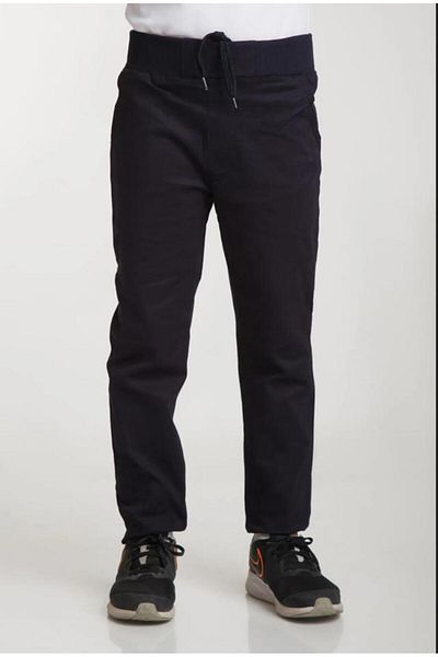 Canix Asaf Ribbed Waist Elastic Canvas School Pants