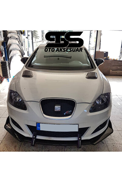 STS Oto Aksesuar Seat Leon Mk2 Uyumlu Piano Black Kaput Üstü Havalandırma Izg...