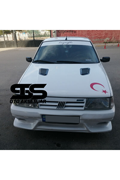 STS Oto Aksesuar Fiat Tempra Uyumlu Piano Black Kaput Üstü Havalandırma Izgarası
