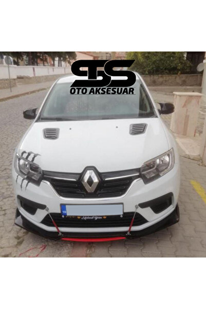 STS Oto Aksesuar Renault Symbol Thalia Uyumlu Piano Black Kaput Üstü Havaland...