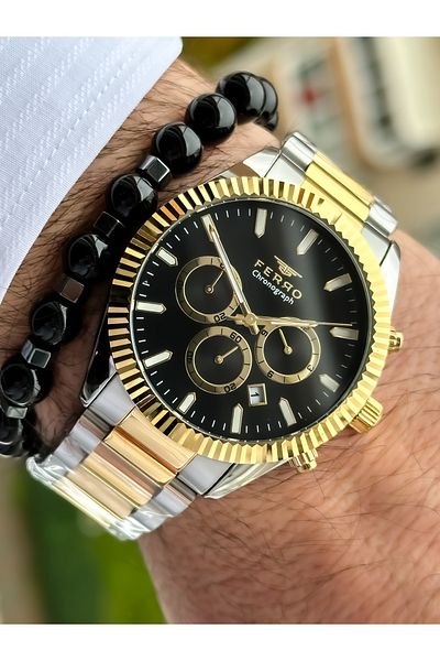 FERRO Steel Cord VIP Men's Wristwatch Bracelet