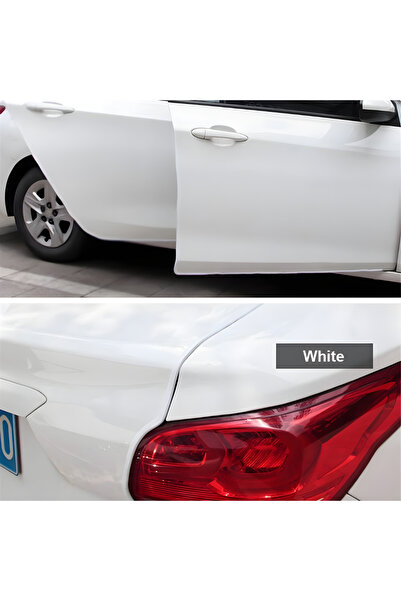 STS Oto Aksesuar Tofaş Doğan Oto Araç Kapı Koruma Fitili 5metre Parlak Beyaz Renk