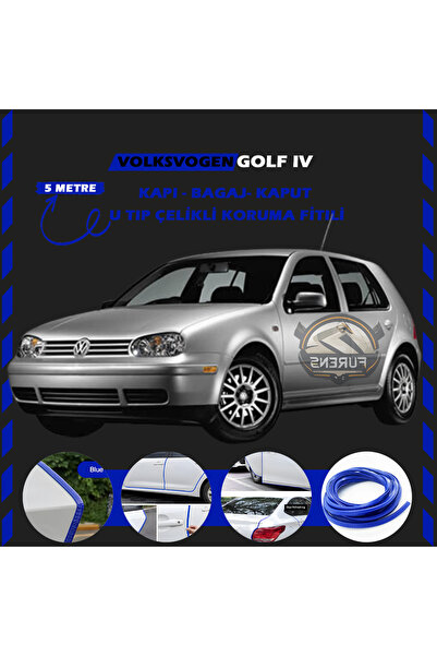 STS Oto Aksesuar Volksvogen Golf 4 Oto Araç Kapı Koruma Fitili 5metre Parlak ...
