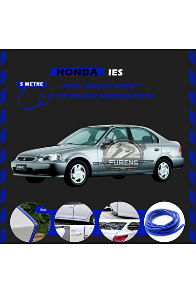 STS Oto Aksesuar Honda İes Parlak Oto Araç Kapı Koruma Fitili 5metre Parlak M...