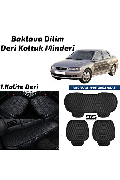 STS Oto Aksesuar وسادة مقعد سيارة من الجلد الأسود لسيارة أوبل فيكترا بي 1995-...