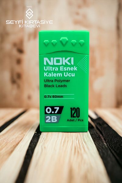 SEYFİKİRTASİYE 2B BLACK 0.7 MM PEN NIB 120 PCS ULTRA FLEXIBLE PEN NIB GREEN BOX