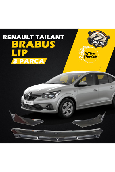 STS Oto Aksesuar Renault Taliant 2021 Sonrası Uyumlu Brabus Ön Lip 3 Parça Ka...