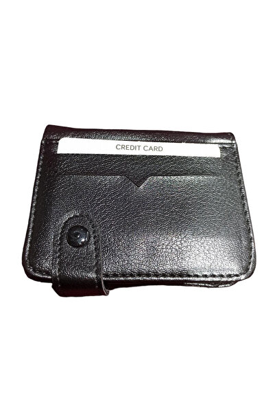 joydizayn حامل بطاقات رجالي مصنوع من الجلد الصناعي