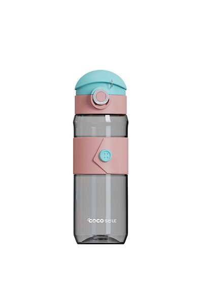 Vagonlife Cocosmile 580ml Silicone Body Button Patterned Comfortable Drinking Tritan Children's Water Bottle