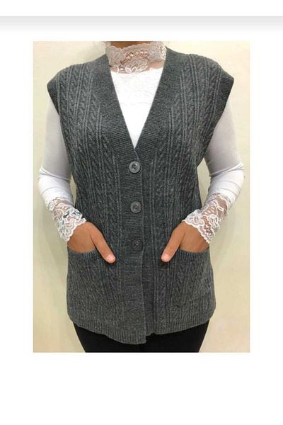 Yakalaa Mother Short Buttoned Vest