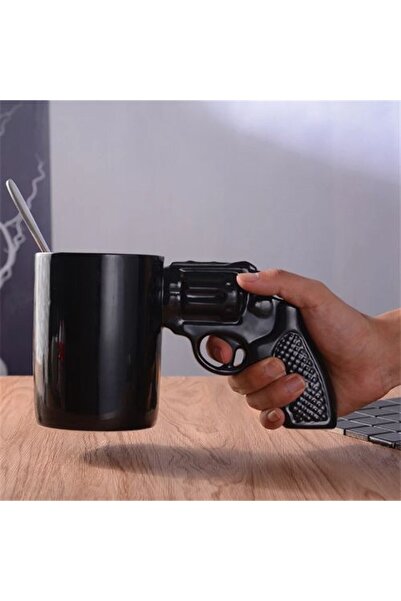 Hediye Vakti Revolver Siyah Silah Kupa