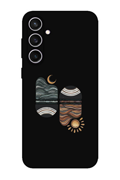 frondcase حافظة لهاتف سامسونج S23 FE صن سيت ويف باللون الأسود