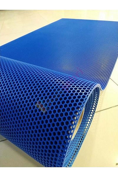 GÜVEN Anti-Slip Honeycomb Bath Mat on Wet Floors, Poolside, Ideal Doormat for Hygiene