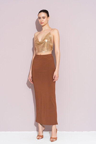 Kikiriki Siyah Maxi Etek