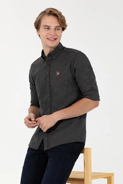 U.S. Polo Assn. Мъжка тъкана зимна риза