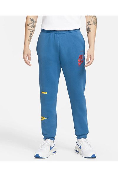 Mens blue sales nike sweatpants