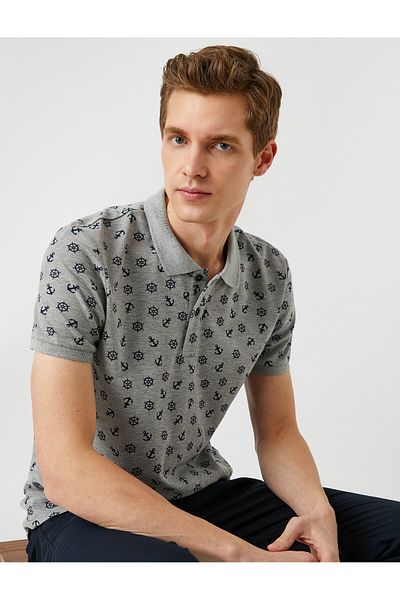 Koton Tricou polo cu model marinar
