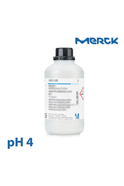 MERCK 109435 pH 4 Buffer Solution Certipur® 20°C (Citric Acid/Sodium Hydroxid...