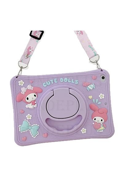 UnDePlus iPad 9th Generation 10.2" Compatible Case Cute Dolls Child Character Case A2602 A2603 A2604 A2605