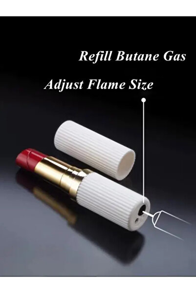 AVİPOLES Ruj Çakmak Yeni Model Gazlı Çakmak Şık Tasarım Ruj Çakmak