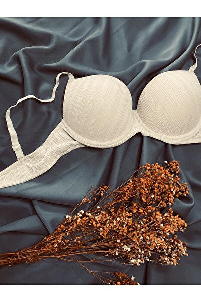 Lunary Σετ σουτιέν με μπεζ μοτίβο με στήριγμα - Γυναικεία εσώρουχα