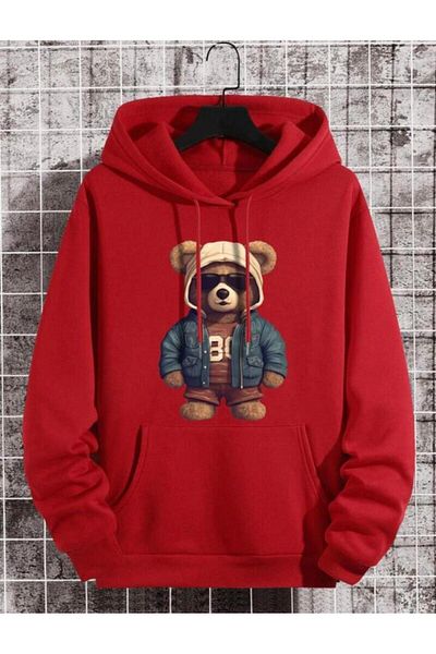 khufu RED Hooded AYIBO Printed Sweatshirt Unisex