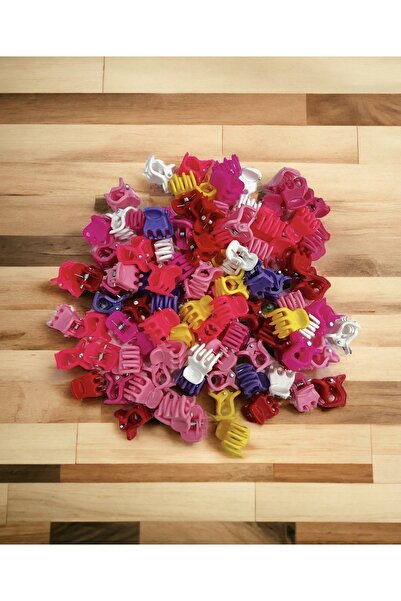 canper Μίνι μάνταλα μικροσκοπικά μάνταλα με κούμπωμα πολύχρωμα 100 τμχ