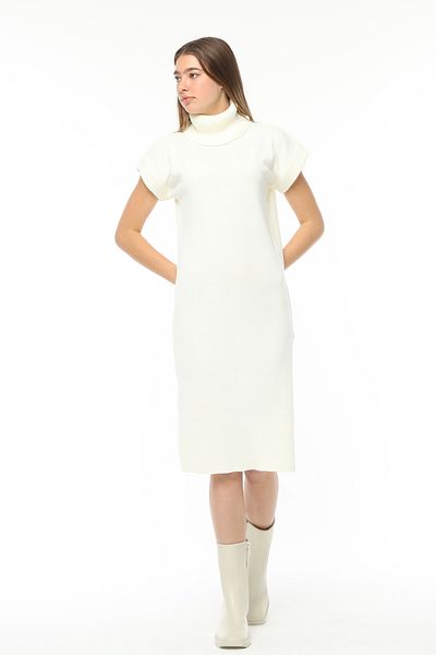 MA ananas Women's Scoop Neck Knitwear Dress