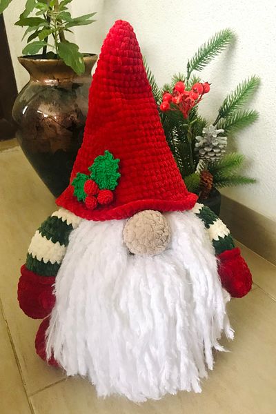 CESTOPİENO Decorative Christmas Gnome Fairytale Incredible Tree Ornament / Door Ornament / Gift / 35X25 cm