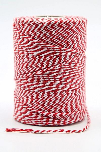 Metranya Packing Lanyard for Christmas Gifts Red White 5 Meters, Martençka, Baby Shower Wish, Lucky Lanyard