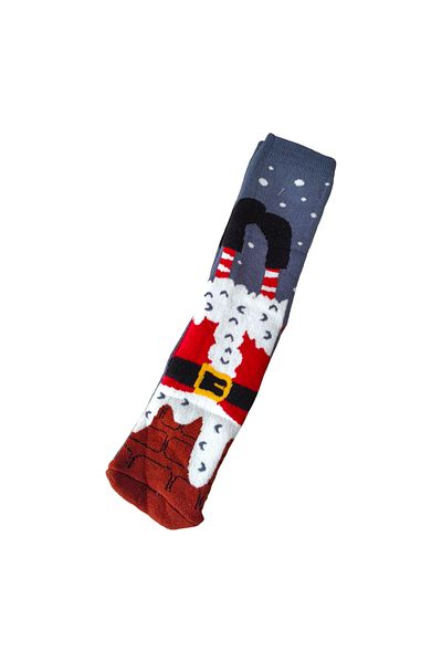 Sembol New Year Themed Women's Men's Towel Socks Christmas New Year Size 36-43