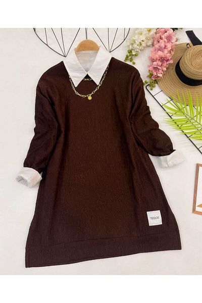 modasindoma WOMEN'S CASTLE DETAILED TUNIC