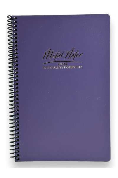 Gıpta GIPTA METAL NOTES PLASTIC COVER SPIRAL 17 * 24 80 YPUNSTREADED – 6 COLORS
