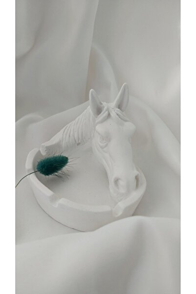 new and single Eşe Sevgiliye Kır At Figürlü Küllük Hediyelik Özel Günlerde Biblo Obje Kül Tablası Süs Eşyaları