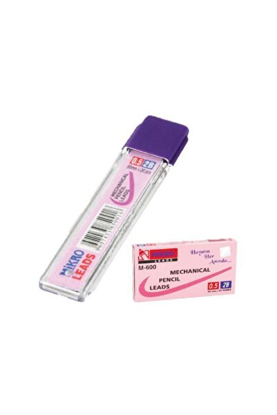 Mikro Min Leads Pencil and Pen Tip 0.5 2b 20-Piece Tube 24 Piece Package Set