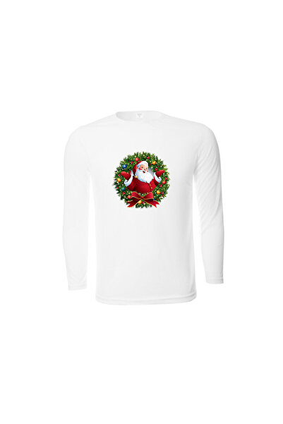 HediyeMania Combinați tricouri din bumbac subțire, alb, cu mânecă lungă, pent...