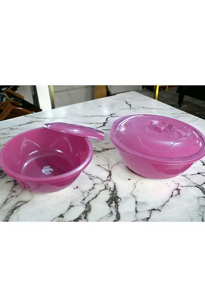 ÇEÇEN HOME No. 4 Dough Basin Basin Basin with Lid Plastic 18L 18x45cm