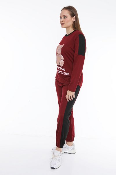 FAMES PİJAMA Imagination Two Thread Long Sleeve Women's Pajama Set