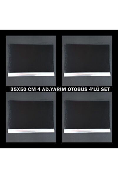 AHMET OTOMOTİV (4 Adet) 35*50 Siyah Alüminyum Çıtalı Paçalık