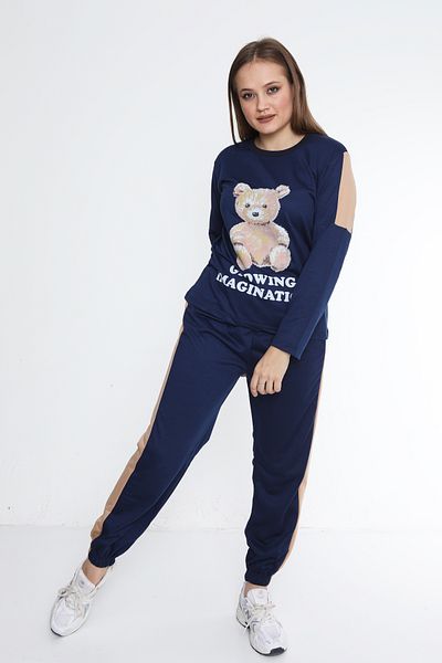 FAMES PİJAMA Imagination Two Thread Long Sleeve Women's Pajama Set