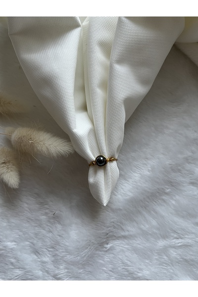 PelvedDesign حلقة أسلاك ذهبية قابلة للتعديل من حجر تيراهيرتز