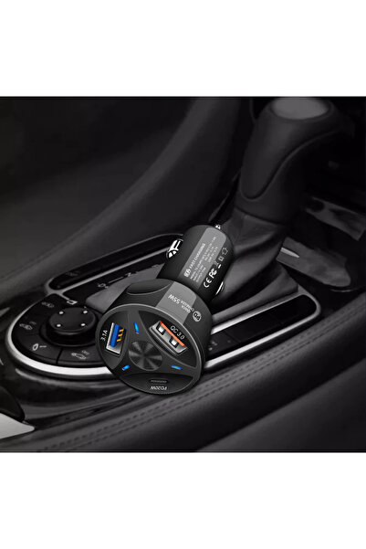 SFL Product Araç Çakmaklık Şarjı 2 Usb + 20w Pd Şarj Çıkışlı Hızlı Şarj Deste...
